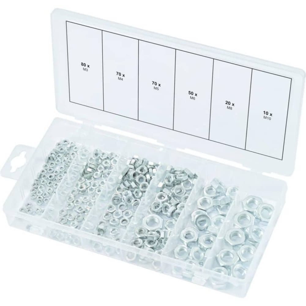KS Tools Muttere 300 stk metrisk M3-M10