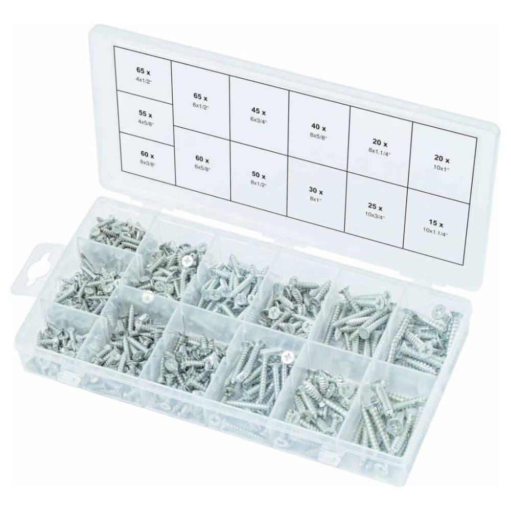 KS Tools Sortiment med treskruer 550 deler