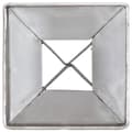 Miniatyrbillede 5 af 6: vidaXL jordpløkker 2 stk. 7 x 7 x 75 cm galvaniseret stål sølvfarvet