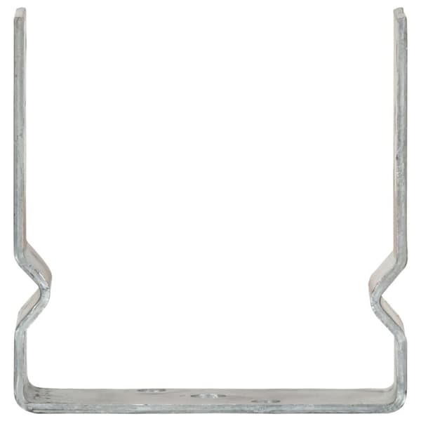 vidaXL Jordankare 6 st silver 14x6x15 cm galvaniserat stål