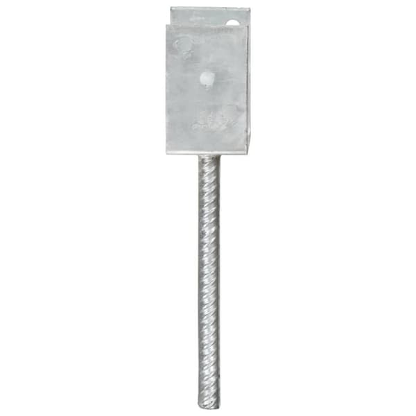 vidaXL Jordankare 6 st silver 12x6x30 cm galvaniserat stål
