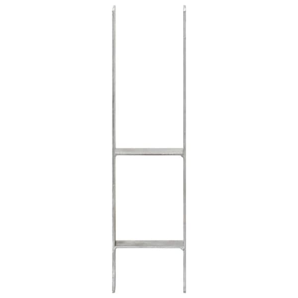 vidaXL Jordankare 6 st silver 14x6x60 cm galvaniserat stål