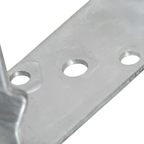 vidaXL Jordankare 6 st silver 9x6x15 cm galvaniserat stål