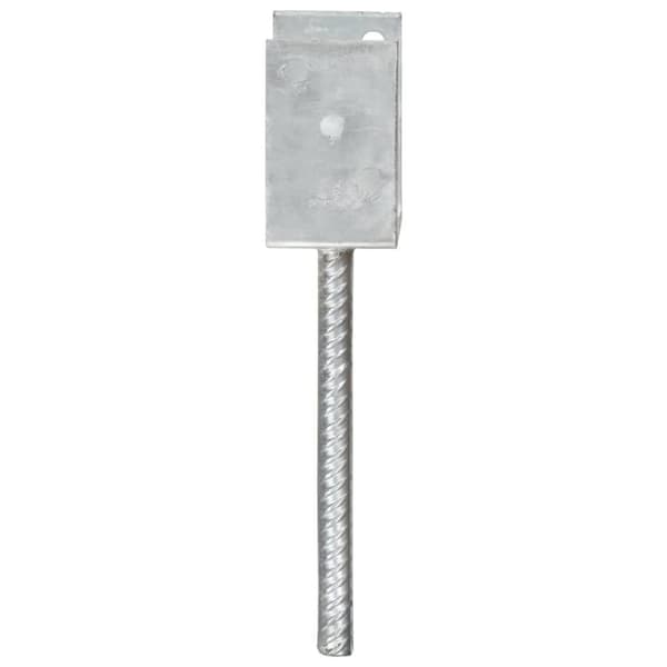 vidaXL Jordankare 6 st silver 7x6x30 cm galvaniserat stål