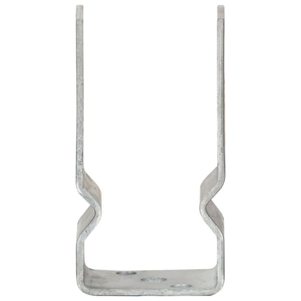 vidaXL jordankre 6 stk. 7x6x15 cm galvaniseret stål sølvfarvet