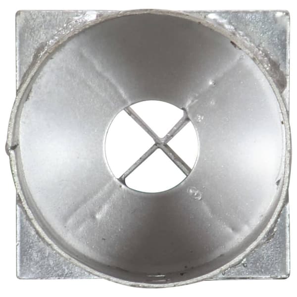 vidaXL jordpløkker 6 stk. 10 x 76 cm galvaniseret stål sølvfarvet