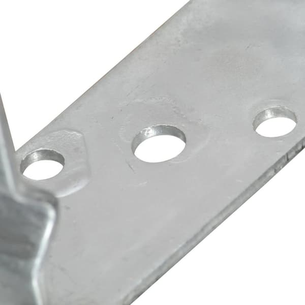 vidaXL jordankre 12 stk. 12x6x15 cm galvaniseret stål sølvfarvet