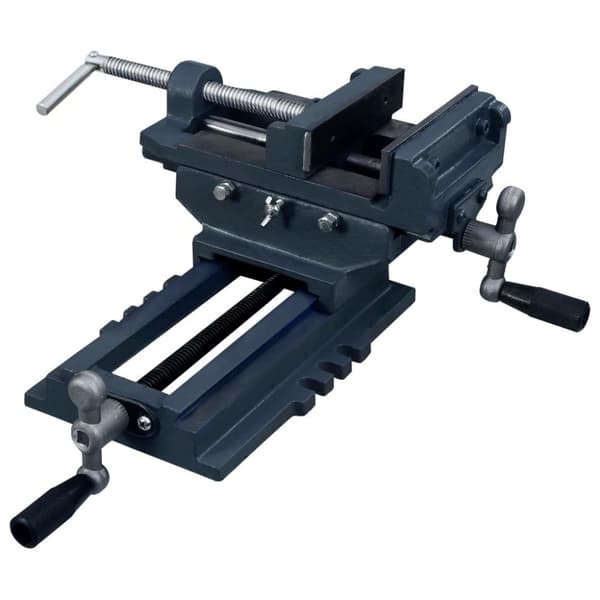 vidaXL Manuell borskrustikke tverr 127 mm
