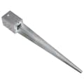 Miniatyrbillede 3 af 6: vidaXL jordpløkker 6 stk. 9 x 9 x 75 cm galvaniseret stål sølvfarvet