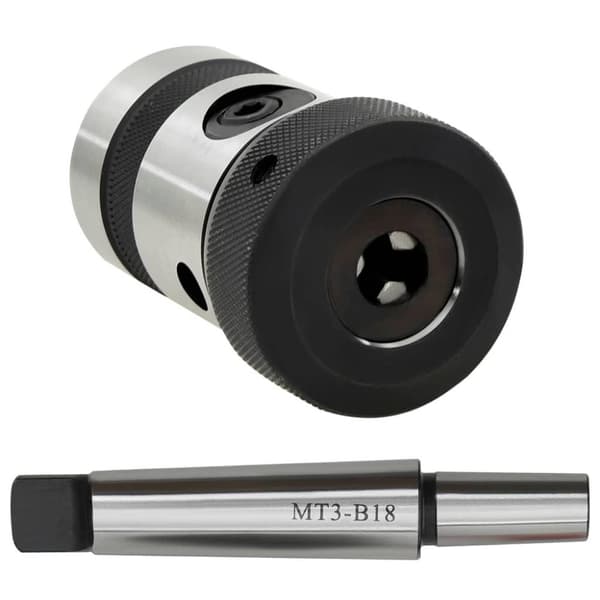 vidaXL Gängchuck B18 med MT3-skaft för invändig gänga M3-M16