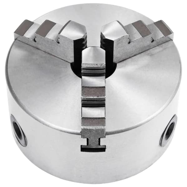 vidaXL 3-backs självjusterande svarvchuck 125 mm stål