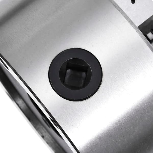 vidaXL 3-backs självjusterande svarvchuck 125 mm stål
