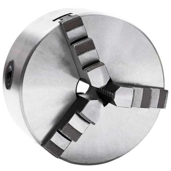 vidaXL 3-backs självjusterande svarvchuck 125 mm stål