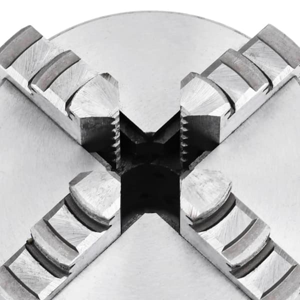 vidaXL Selvsentrerende chuck til dreiebenk 4 bakker 100 mm stål