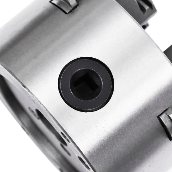 vidaXL Selvsentrerende chuck til dreiebenk 4 bakker 100 mm stål