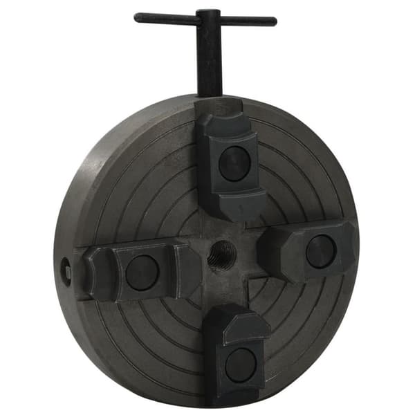 vidaXL Nelileukainen puukara M18-liitännällä teräs musta 150x63 mm