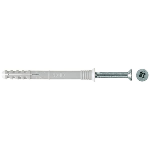 Fischer 048789 N 6 x 60/30 S Spikdymling 60 mm 6 mm 100 st