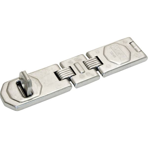 Kasp Hasp med låsplatta 195 mm Stål K230195D 1 st