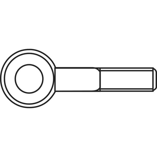 TOOLCRAFT Ringskruvöglor 30 mm Förzinkat stål. M5 50 st