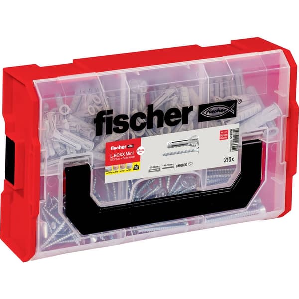 Fischer 532891 FIXtrainer - SX-plugg och skruv-box 210 delar