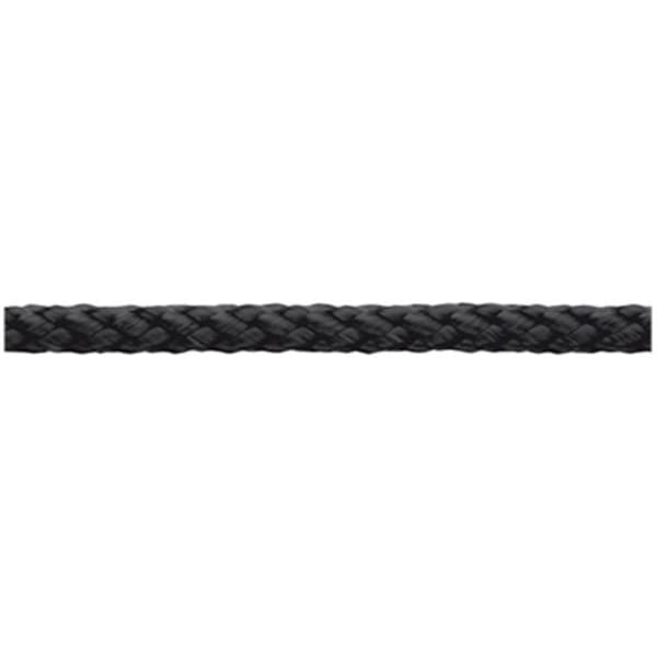 Polypropylensladd flätad (Ø x L) 4 mm x 200 m dörner + helmer 190018 Svart