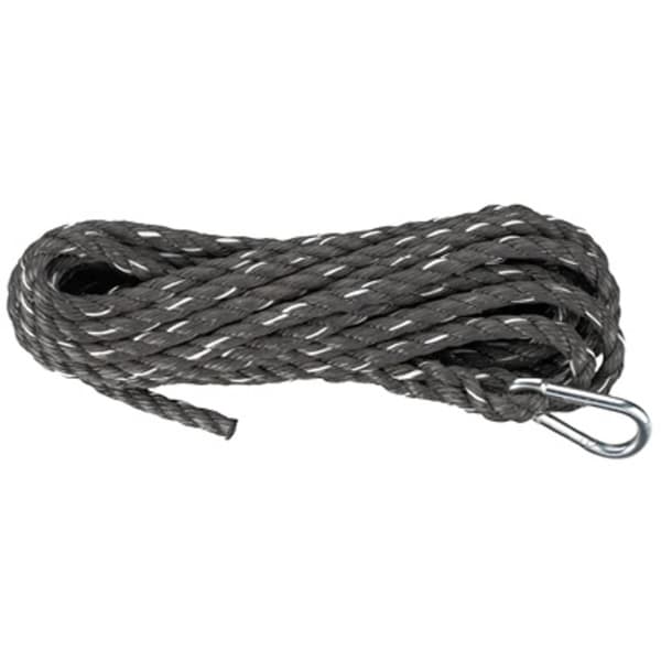 dörner + helmer 190324 Polypropylenrep tvinnade (Ø x L) 14 mm x 10 m Svart