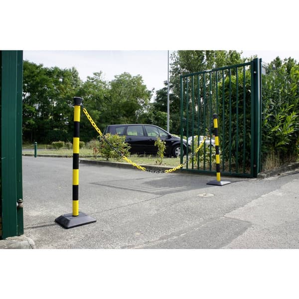 VISO CNJ801SBS Avspärrningskedja Svart, Gul Plast 25 m