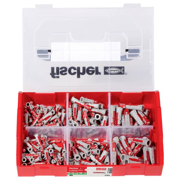 Fischer 535968 DuoPower Plugg-sortimentlåda 210 st