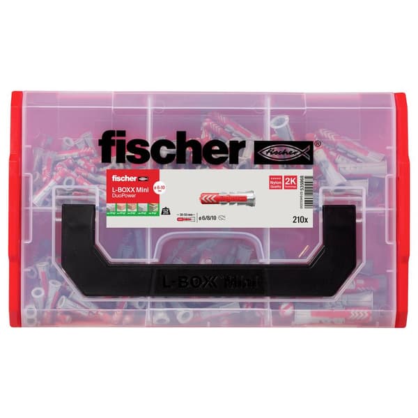Fischer 535968 DuoPower Plugg-sortimentlåda 210 st