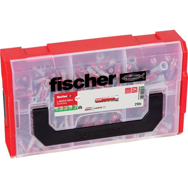 Fischer 535968 DuoPower Plugg-sortimentlåda 210 st