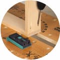 Miniatyrbild 9 av 10: Wolfcraft 4642100 Borrschablon 1 st