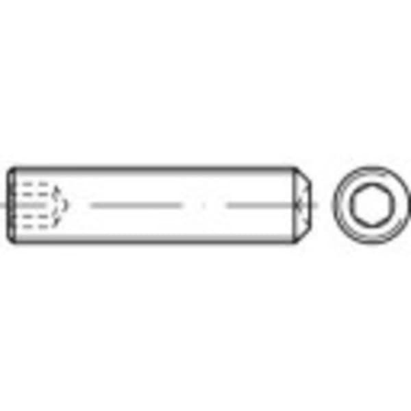 TOOLCRAFT 1062927 Gängstift M3 10 mm Rostfritt stål A1, A2 50 st