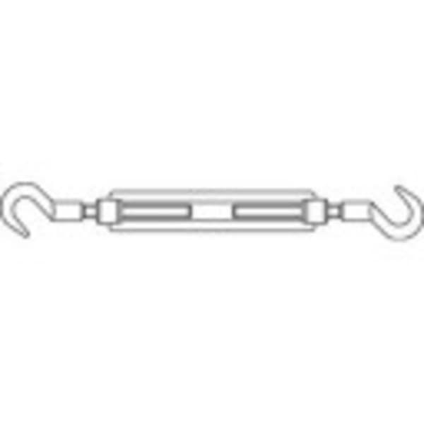 TOOLCRAFT 136619 Spännlås Hake-hake M8 Stål galvaniskt förzinkad DIN 1480 1 st