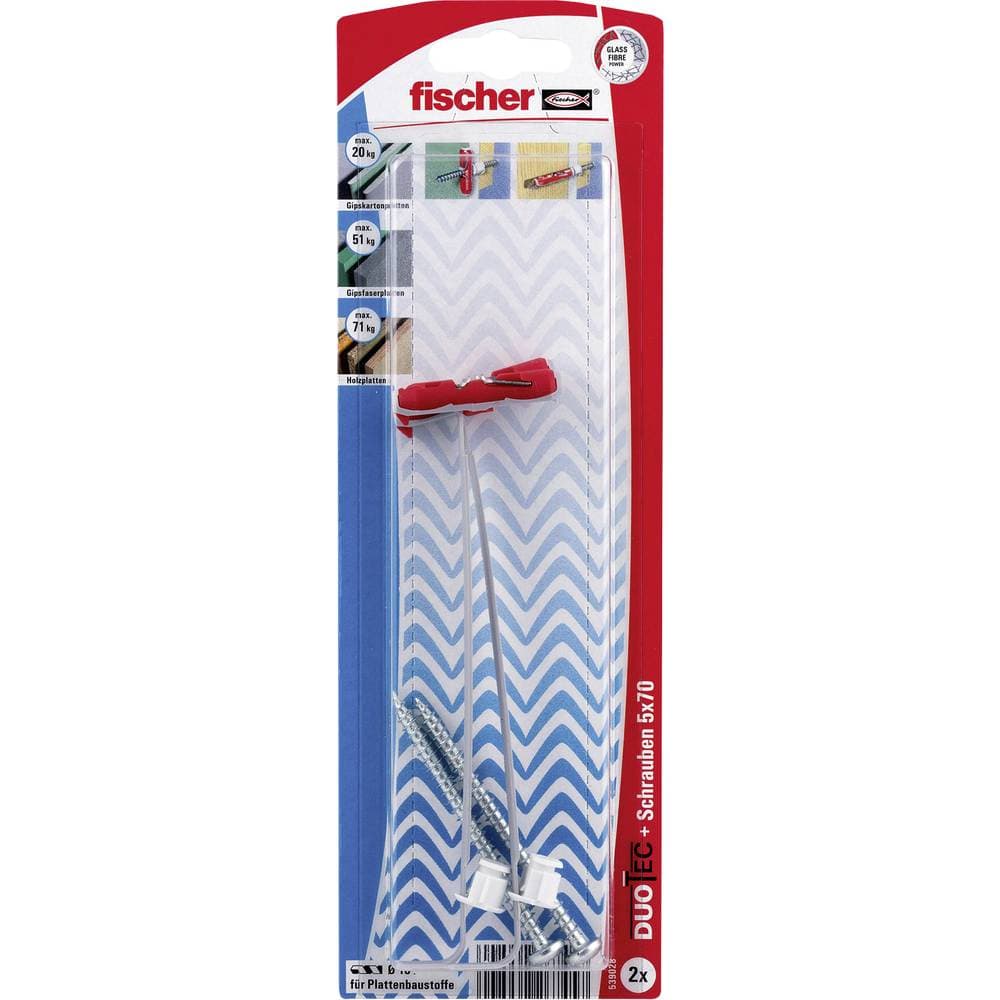 Fischer DUOTEC 10 S PH Vipplugg 47 mm 10 mm 539028 2 st