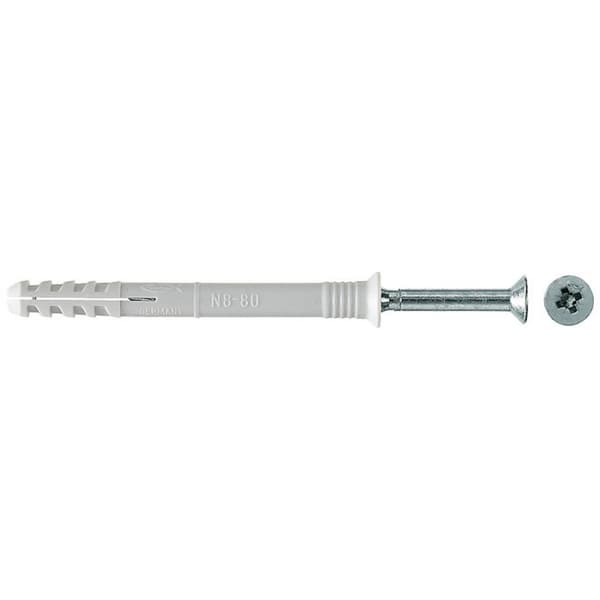 Fischer 048790 N 6 x 80/50 S Spikdymling 80 mm 6 mm 100 st