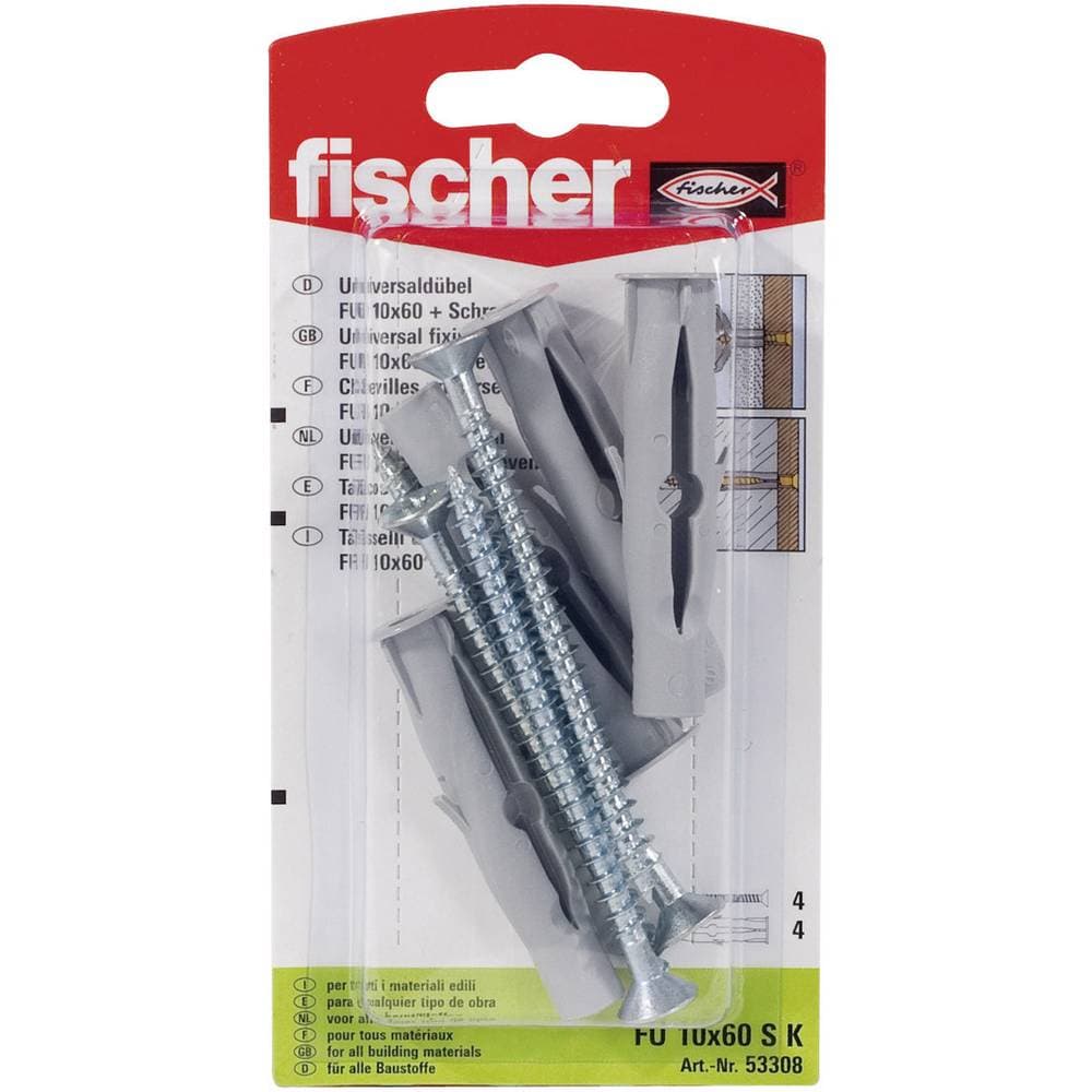 Fischer FU 6 x 35 SK Universalplugg 35 mm 6 mm 53300 10 st