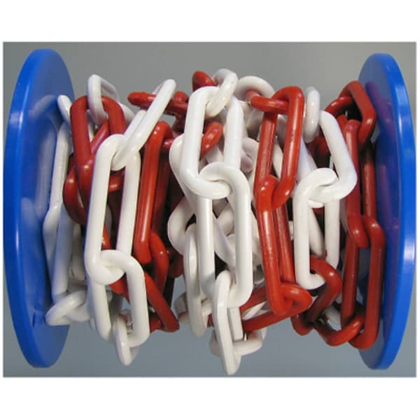 dörner + helmer 128959 Avspärrningskedja Röd, Vit Plast 6 m