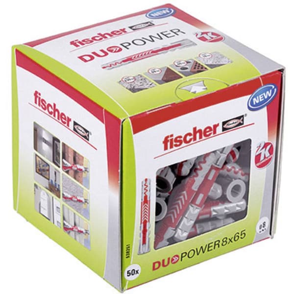 Fischer 538251 DUOPOWER 8x65 LD 2-komponentsplugg 65 mm 8 mm 50 st
