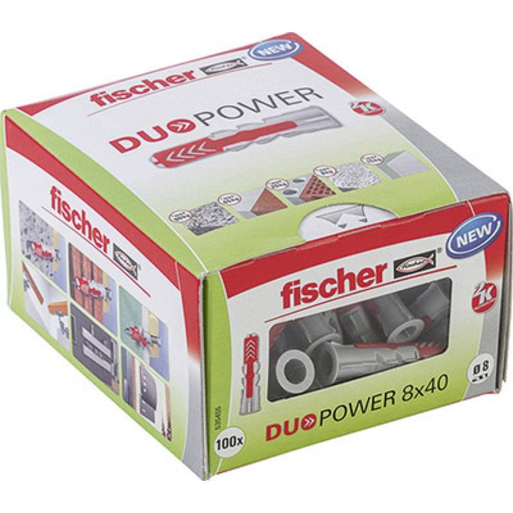 Fischer DUOPOWER 8x40 LD 2-komponentsplugg 40 mm 8 mm 535455 100 st