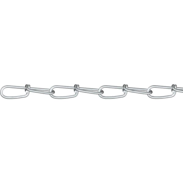 dörner + helmer 156151 Knopkedja Silver Stål galvaniskt förzinkad 30 m