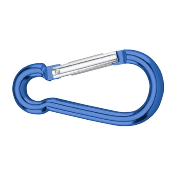 dörner + helmer 4815804 Karbinhake aluminium blå eloxerad 80 mm 12 st