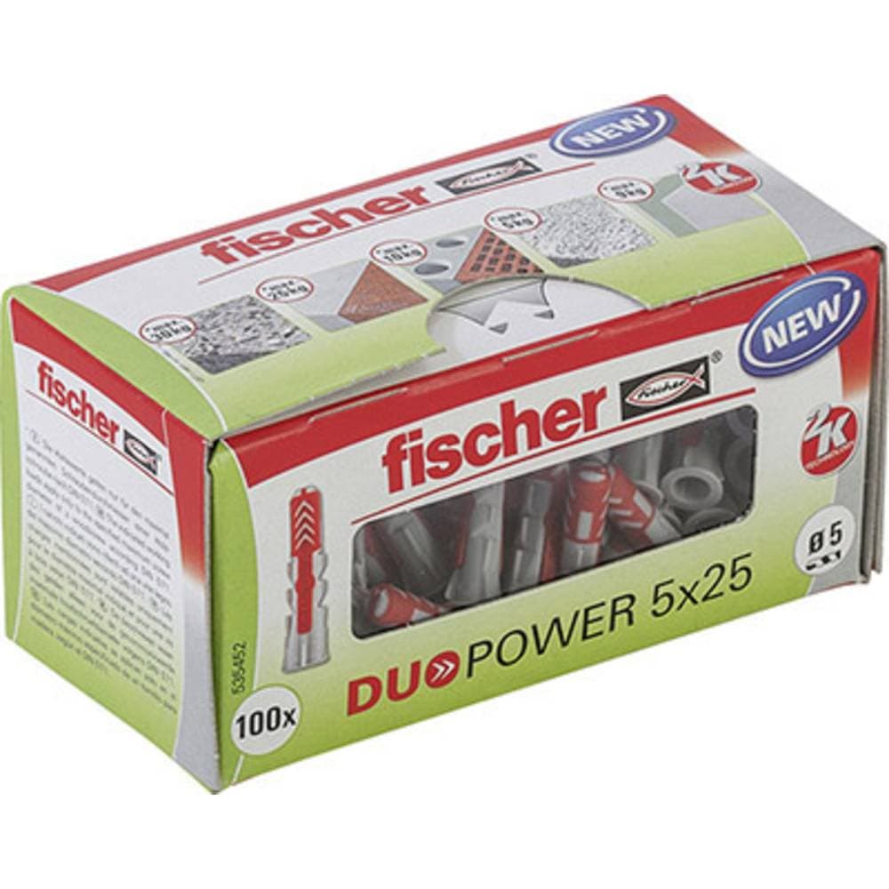 Fischer DUOPOWER 5x25 LD 2-komponentsplugg 25 mm 5 mm 535452 100 st