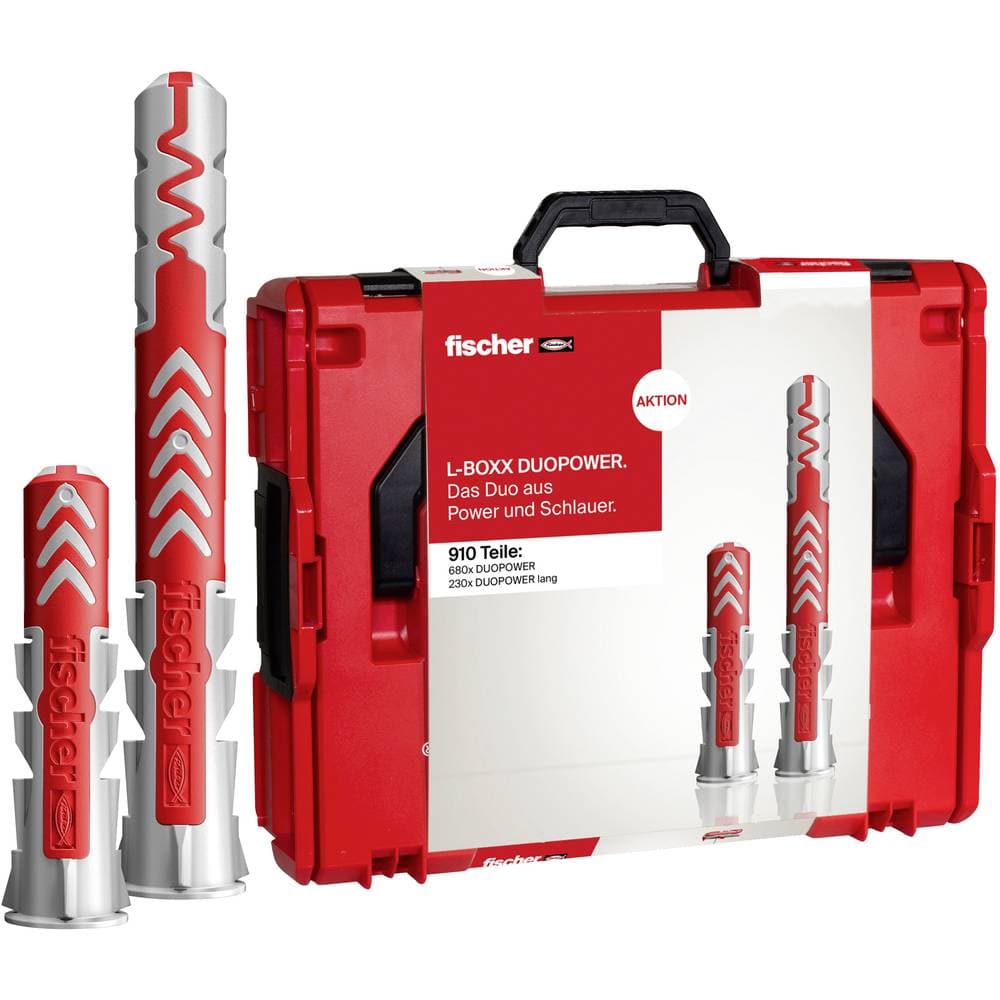 Fischer DUOPOWER Plugg-set 558627 910 delar