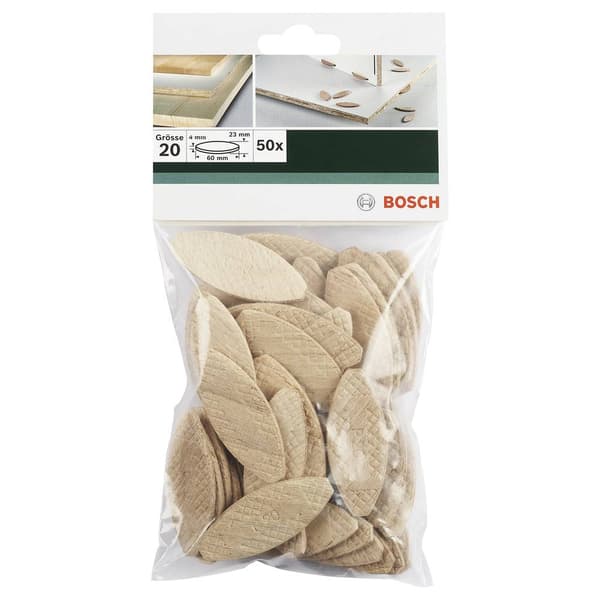 Bosch Accessories 2609256602 Plattplugg 60 mm 4 mm 50 st