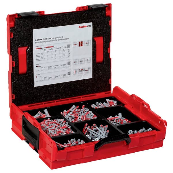 Fischer 558626 DUO-Line Plugg-sortimentlåda 833 delar