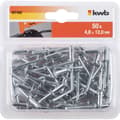 Miniatyrbild 2 av 2: kwb 407482 Blindnit (Ø x L) 4.8 mm x 12 mm Aluminium Aluminium Aluminium 50 st