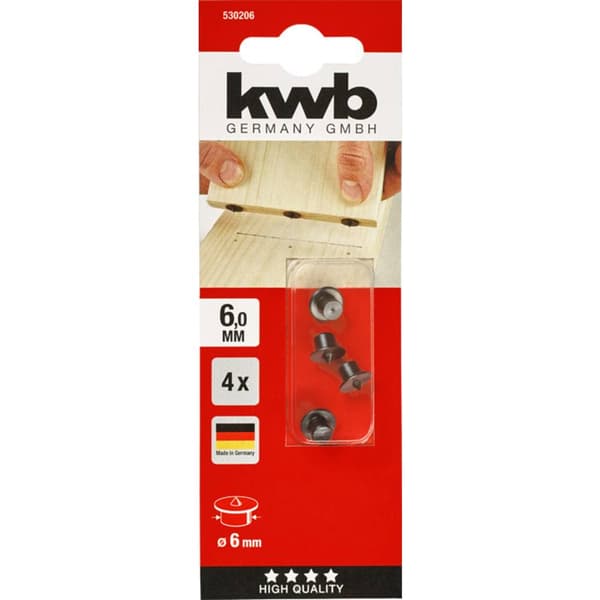 kwb 530206 Markeringsspetsar för träplugg 4 st