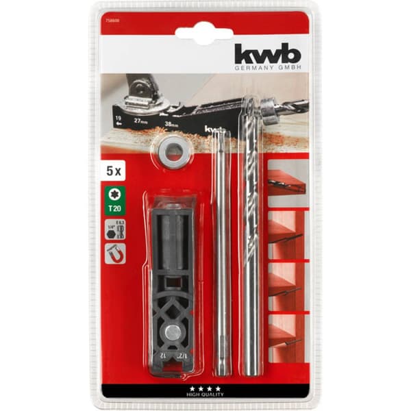 kwb 758600 Borrschablon 5 st