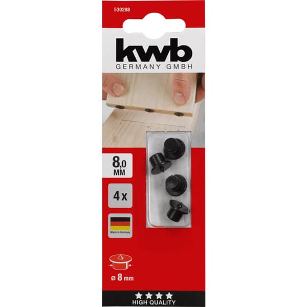 kwb 530208 Markeringsspetsar för träplugg 4 st