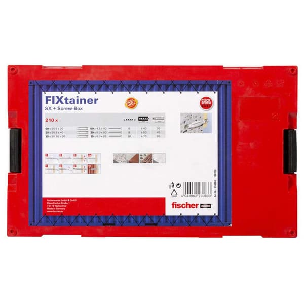 Fischer Group Tacos Og Skruer Dokumentmappe Sx6/8/10 534084 210 Enheder Grå